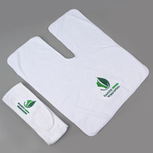 Serviette en microfibre personnalisée en forme de U pour esthéticienne cosmétologue, massothérapie - Product Image 4