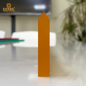 75A <span class=keywords><strong>V</strong></span> hình dạng của nhãn hiệu xử lý <span class=keywords><strong>PU</strong></span> Màn hình in ấn giống cây chổi cao su lưỡi scraper cho ngành công nghiệp may mặc - Product Image 6