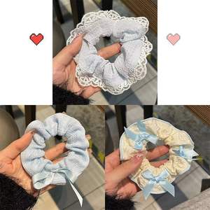 Diadema de encaje de alta calidad con lazo grande Clean Seek - Nuevo producto estilo coreano - Diadema de encaje con nudo de mariposa de alta elasticidad - Product Image 3