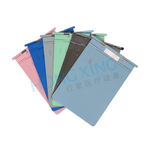 Red Star Thickened Abs Medical Record Clipboard A4 File Folder Vertical Roll <b>Side</b> Roll 2.5mm <b>Plate</b> Thickness Office Document - Product Image 2