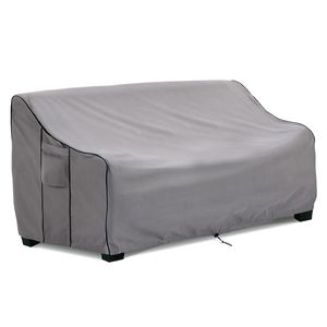 بيلاند مخصصة رمادي 600D أكسفورد 2 مقاعد فناء أريكة أغطية مقاومة للماء حديقة أريكة أغطية في الهواء الطلق - Product Image 1