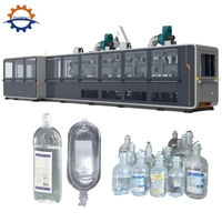 Machine combinée soufflage de bouteilles et remplissage aseptique pour bouteilles PP, avec support de ligne de perfusion IV, moule personnalisé pour différents volumes de bouteilles