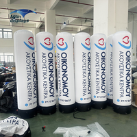 Pilier gonflable de tube de colonne gonflable scellé par air de vessie de TPU pour la publicité d'intérieur et extérieure