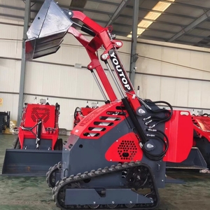 <b>Door</b> to Price Cheap 660lbs 880lbs Skidsteer <b>Stand</b> on Attachments Mini Crawler Skid Steer with Track - Product Image 2