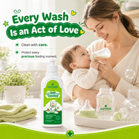 Nettoyant pour tétines et vaisselle pour bébés OEM ODM, mousse riche et fine, facile à rincer, laisse les biberons propres et non collants