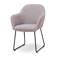Coussin épaissi chaises de salle à manger modernes chaises de salle à manger rembourrées en tissu