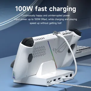 Hagibis Rog Bondgenoot/Stoomdek/Schakelaar/Oled Dock 6 In 1 Universeel Dockingstation Met 4K Hdmi 2.5G Rj45 100W Pd Rgb Licht <span class=keywords><strong>Usb</strong></span> <span class=keywords><strong>C</strong></span> <span class=keywords><strong>Hub</strong></span> - Product Image 3