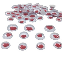Meilleur prix 125 pièces/sac yeux mobiles noir et blanc yeux écarquillés en plastique pour Arts et artisanat dessin animé yeux de poupée écarquillés