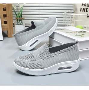 Chaussures légères en maille tissée, baskets décontractées personnalisées pour femmes, chaussures de sport pour femmes - Product Image 5