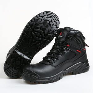 Fabricant d'usine Chaussures de sécurité personnalisées pour hommes Steel Toe Leather Slip Resistant Waterproof Stab Resistant S3 Wholesale - Product Image 1