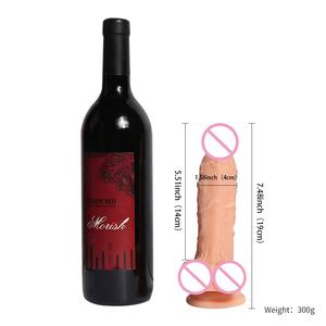 Sampro 17cm Classic Pvc Dildo Super Realista Juguetes Sexuales Plásticos Pene Artificial Anal Dong para Mujeres Gay Sólido Sensación de Piel Real - Product Image 2