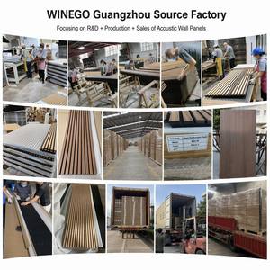Paneles Acústicos de Madera para Techo y Pared, Color Marrón Nogal, Listones Grandes <span class=keywords><strong>Akupanel</strong></span> 600 Negros, Aislamiento Acústico para Interiores - Product Image 3