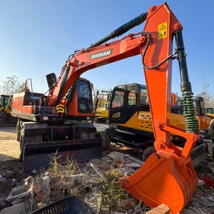 Excavatrice sur roues Doosan DX150w-9C d'occasion de haute qualité, livraison disponible à la vente - Product Image 1