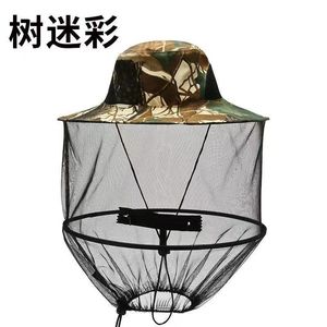 Sombrero de pescador repelente de mosquitos, sombrero tipo cubo, malla transpirable, protección facial para pescar al aire libre, protección solar, unisex para adultos - Product Image 4