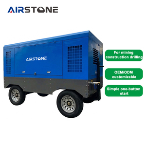 <span class=keywords><strong>Compresseur</strong></span> d'air diesel industriel portable à double étage, pompe à vis 19m³/min 18 bars, refroidi par air <span class=keywords><strong>pour</strong></span> machine de forage et <span class=keywords><strong>sablage</strong></span> - Product Image 3