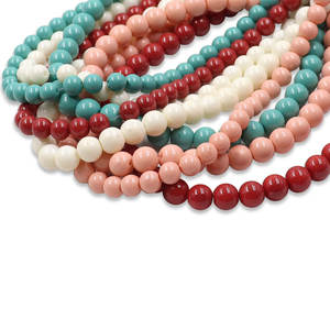 8mm Imation Swar Ovski cuentas de perlas de imitación redondas <span class=keywords><strong>Makron</strong></span> perlas sueltas para la fabricación de joyas manualidades DIY 16 pulgadas de longitud - Product Image 4