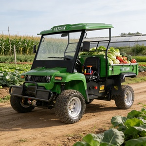 Véhicule agricole chinois <span class=keywords><strong>4x4</strong></span>, camion agricole électrique, benne basculante UTV pour petite ferme - Product Image 3