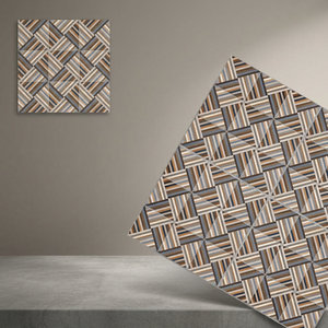 Carreaux de sol en porcelaine imprimés numériquement Vistaar 400x400mm, résistants, gris rustique, pour extérieur - Product Image 3
