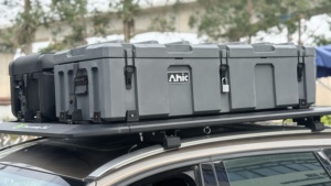 Accessoires 4x4 2026 : Boîte de toit portable en plastique 110L, robuste, pour outils, XXL, pour porte-bagages de toit, boîtes de rangement de cargaison - Product Image 1