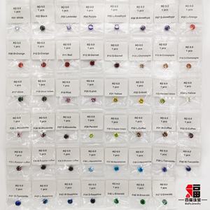 Baifu Jewelry piedras CZ de zafiro redondas sueltas de alta calidad - Product Image 3