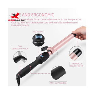 Plancha de Pelo Profesional de Venta Directa de Fábrica con Descuento, Rizador de Pelo con Pantalla LCD de Temperatura - Product Image 2