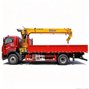 รถเครนติดรถบรรทุกแบบบูมยืดตรง 4x2 6.3 ตัน ยี่ห้อ Foton ผลิตจากโรงงาน (OEM) พร้อมขาตั้งไฮดรอลิกสำหรับงานก่อสร้าง - Product Image 1