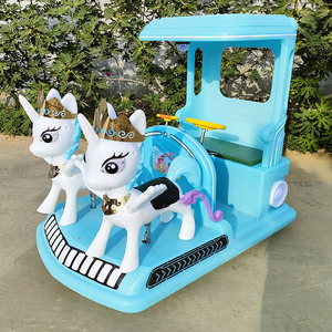Voiture électrique pour enfants de luxe de haute qualité en gros, design licorne, voiture tamponneuse électrique 24V pour enfants avec télécommande - Product Image 4