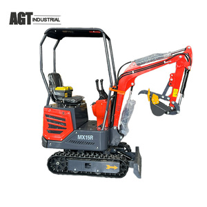 AGT nuovo MINI escavatore MX15R con il contrappeso mini scavatrice con il pollice scavatore del motore Rato escavatore - Product Image 1
