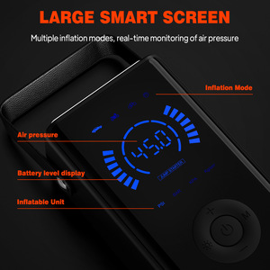 Portable Mini Jump Starter Air Pump Digital Display Rechargeable Emergency Tool for Car Bike Motorcycle - Product Image 3