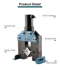 Efficient square Tube <b>Hydraulic</b> <b>Cutter</b> Tool 50MM FGJ-50 <b>Hydraulic</b> Square Tube Cutting Machine Laser Tube Cutting Machine - Product Image 2