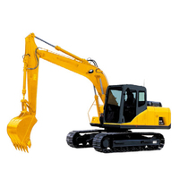 Excavadora de cadenas SE130 equipada con cabina nueva y aire acondicionado automático, flujo de aire cómodo para minería