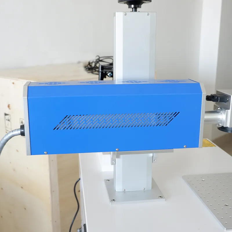 사용자 정의 새로운 데스크탑 20W 미니 휴대용 보석 금속 섬유 레이저 마킹 조각 인쇄 기계