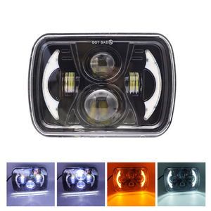 Faro LED Rectangular de 7 Pulgadas, 12V, 6000K, 12000Lm, para Camioneta, Modificación Universal - Product Image 5