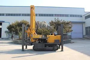 200m Borehole Well Drilling Machines Crawler Water Well Drilling Rig Machine Factory Price