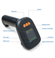DS5220BD-2D Lector de Códigos QR Android Portátil al por Mayor de 2.4G con Escáner de Código de Barras 2D Inalámbrico y Pantalla con Interfaz USB en Existencia