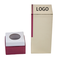 Boîtes à fentes personnalisées avec couvercle pour flacons de parfum écologiques en carton, portables, 30ml, 50ml, 100ml, pour emballage de bouteilles vides