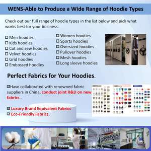 Custom Print Embroidered Oversized Pullover Organic Cotton Heavyweight Streetwear Plain Basic Hoodies No String Manufacturer - Product Image 6