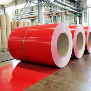 Bobinas de Acero PPGI ASTM Galvanizadas y Prepintadas Z121-Z180, Color Personalizado, Dureza Media, Espesor de 0.12-6mm para Paneles de Techos Metálicos - Product Image 1