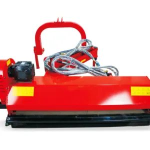 Tractor mounted hydraulic flail mower hedge cutter