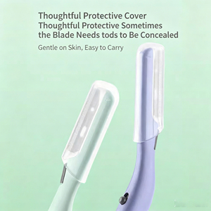 Rose Milare RJ=1 Tondeuse à sourcils à lame inclinée en acier inoxydable - Nouveau produit avec fonction de charge et d'éclairage intégrée - Product Image 2