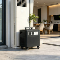 Station d'alimentation portable LiFePO4 2000W 2500W, stockage d'énergie haute capacité, contrôleur MPPT, pour camping-car, voyage, extérieur, camping, alimentation de secours