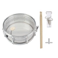 SLADE 14-Zoll Snare Drum Percussion-Instrument Hochwertiges Set mit 1 Paar Ahorn-Drumsticks, Schraubenschlüssel und Trageriemen