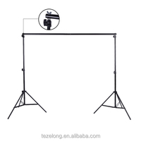 Kit de Support de Fond Noir 2x2m/2x3m pour Studio Photo, avec Sac et Trépied