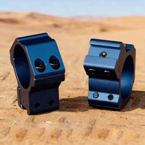 Anneaux de montage BANGBANG - Anneaux de montage 30 mm à double vis pour rail de 11 mm, hauteur centrale de 1,1 pouce (bleu) - Product Image 1