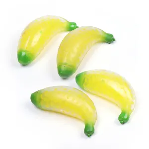 Hot sale corn Banana Filled Sand Super Slow Rising Squishy Fruit Toys Tpr Cute Stress Relief Squeeze Banana Toy for kids