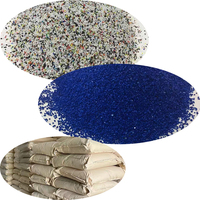 Fourniture en gros de sable de résine léger à haute résistance à l'abrasion pour revêtements de sol en époxy