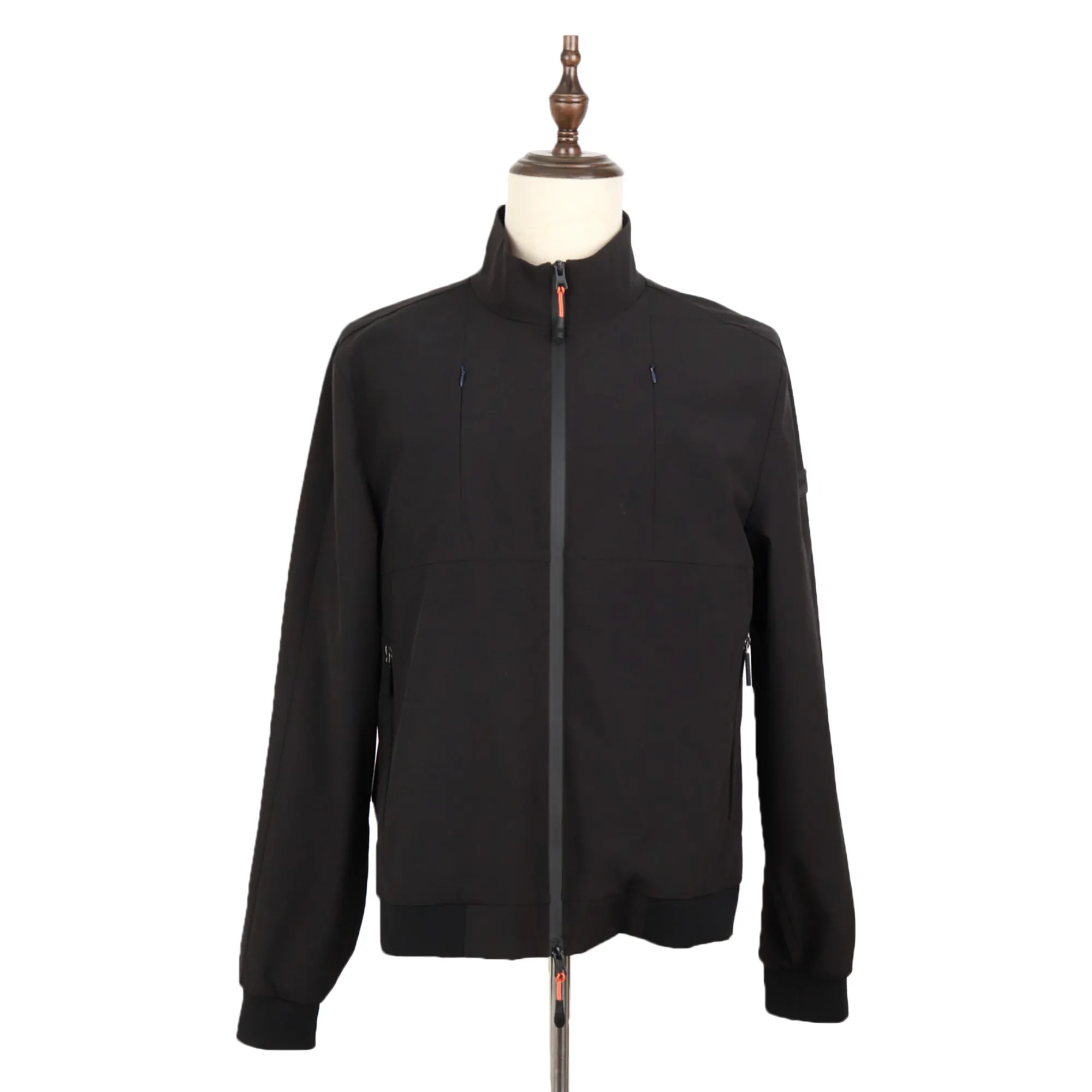 Alephan spring and autumn classic fashion black coats men's bomber suit jacket wholesale