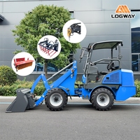 Professioneller Technischer Support Elektrischer Lader 5kW Hydraulikmotor LOGWAY Kompaktes Design Hof- und Bau-Elektrolader