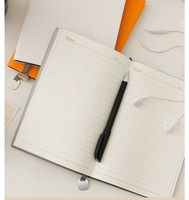 Nouveau carnet de notes A5 personnalisable en cuir souple texturé litchi, épaissi, pour usage quotidien en entreprise et au bureau