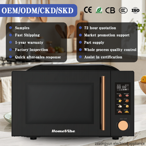 فرن ميكروويف <span class=keywords><strong>2026</strong></span> مع شواية ومقلاة هوائية 3 في 1 متعدد الوظائف ذكي رقمي للاستخدام المنزلي - Product Image 2